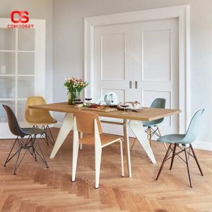 Bàn Ăn Mặt Gỗ Dài, Bàn Họp Nhóm Hiện Đại