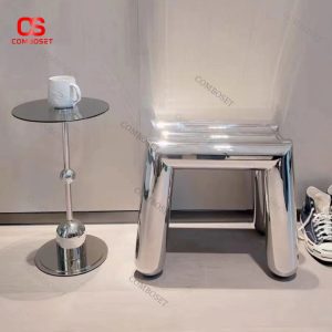 Bàn Phụ Bằng Thép Và Ghế Nhỏ, Ghế Thay Giày, Bàn Trà