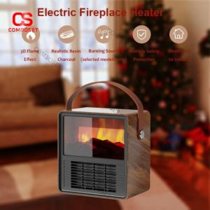 Đèn Sưởi Quai Xách Giả Lửa Thiết Kế Vintage Trang Trí Phòng Ngủ Ấm Áp