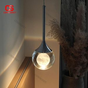 Đèn Thả Trần Quả Cầu Pha Lê Ánh Sáng Nghệ Thuật Luxury