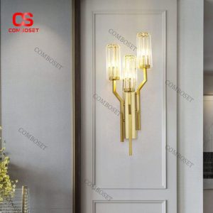 Đèn Tường Kim Loại 3 Nhánh Thiết Kế Sang Trọng Hiện Đại