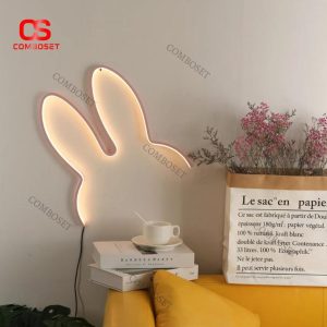 Đèn Tường LED Hình Thỏ Tối Giản Trang Trí Phòng Ngủ Cho Bé