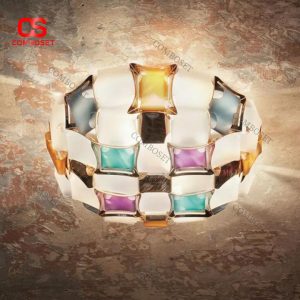 Đèn Tường Nhựa Ghép Khối Sáng Tạo Cho Không Gian Hiện Đại