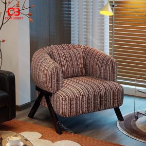 Ghế Bành Có Gối Tựa Lưng, Sofa Retro