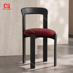 Ghế Đẩu Tựa Lưng Dạng Tay Nắm, Ghế Thiết Kế Retro