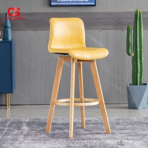 Ghế Gỗ Quầy Bar, Ghế Quầy Lễ Tân Cao