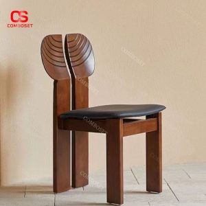 Ghế Gỗ Tựa Lưng Hình Lá, Thiết Kế Gia Dụng Thư Giãn