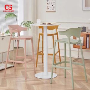 Ghế Quầy Bar Bằng Nhựa Có Thể Xếp Chồng