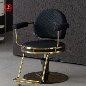 Ghế Salon Tóc Có Tay Vịn, Điều Chỉnh Độ Cao Và Xoay