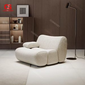 Ghế Sofa Đơn Mô Đun Kết Hợp Cong, Thiết Kế Sang Trọng