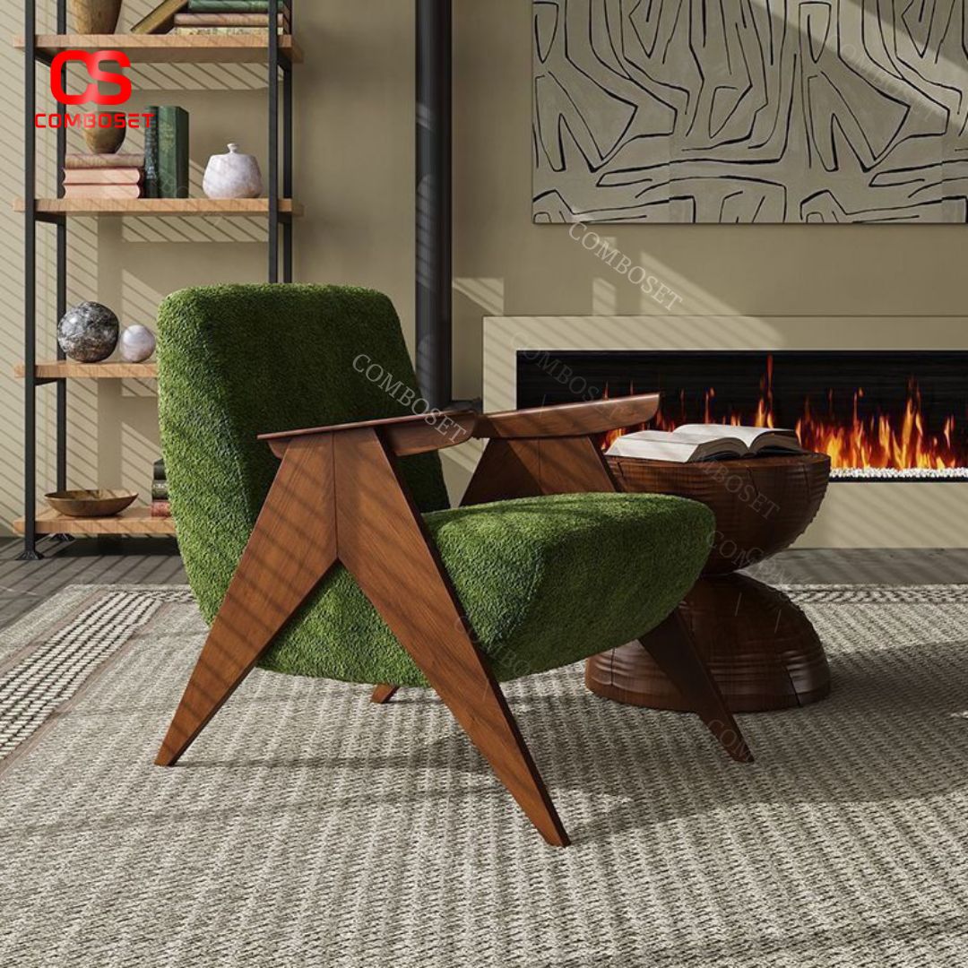 Ghế Sofa Retro, Thiết Kế Gỗ, Sofa Ban Công, Phòng Khách