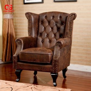 Ghế Sofa Tựa Lưng, Đệm Da, Sofa Thư Giãn