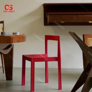 Ghế Tựa Lưng Khung Vuông, Ghế Cafe, Ghế Thư Viện, Ghế Ăn