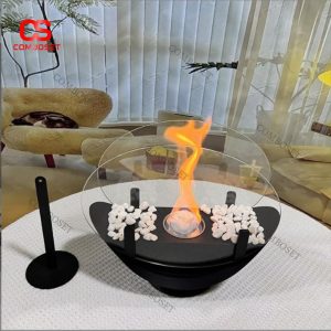 Lò Sưởi Mini Cao Cấp Kính Cường Lực Decor Nội Thất Thời Thượng