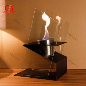 Lò Sưởi Mini Dáng Z Bất Đối Xứng Thiết Kế Lệch Tầng Độc Lạ