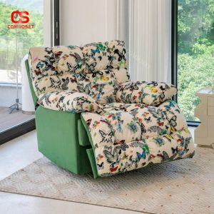 Sofa Có Chức Năng Dừng Điện Tử, Xoay 270 Độ, Họa Tiết Bướm