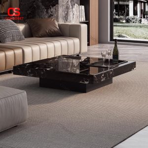 Bàn Trà Đá Cẩm Thạch Vuông Cao Cấp, Bàn Phòng Khách