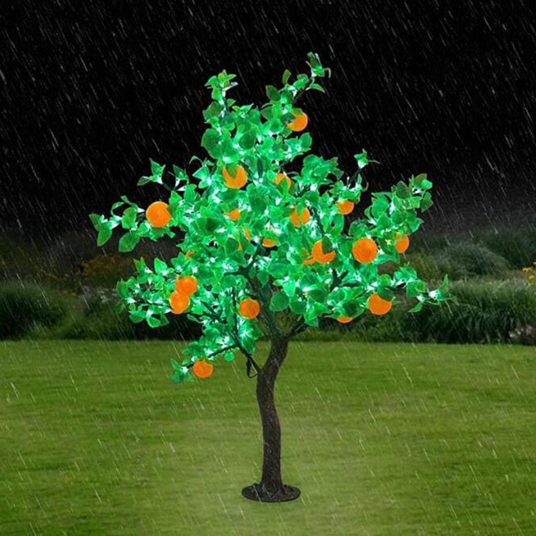 Đèn Cảnh Quan Cây Cam LED Trang Trí Khuôn Viên Ban Đêm