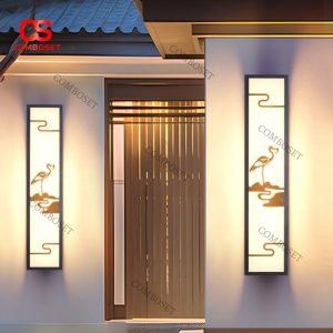 Đèn Gắn Tường Hình Hạc Tối Giản Hiện Đại Ánh Sáng Vàng Ấm