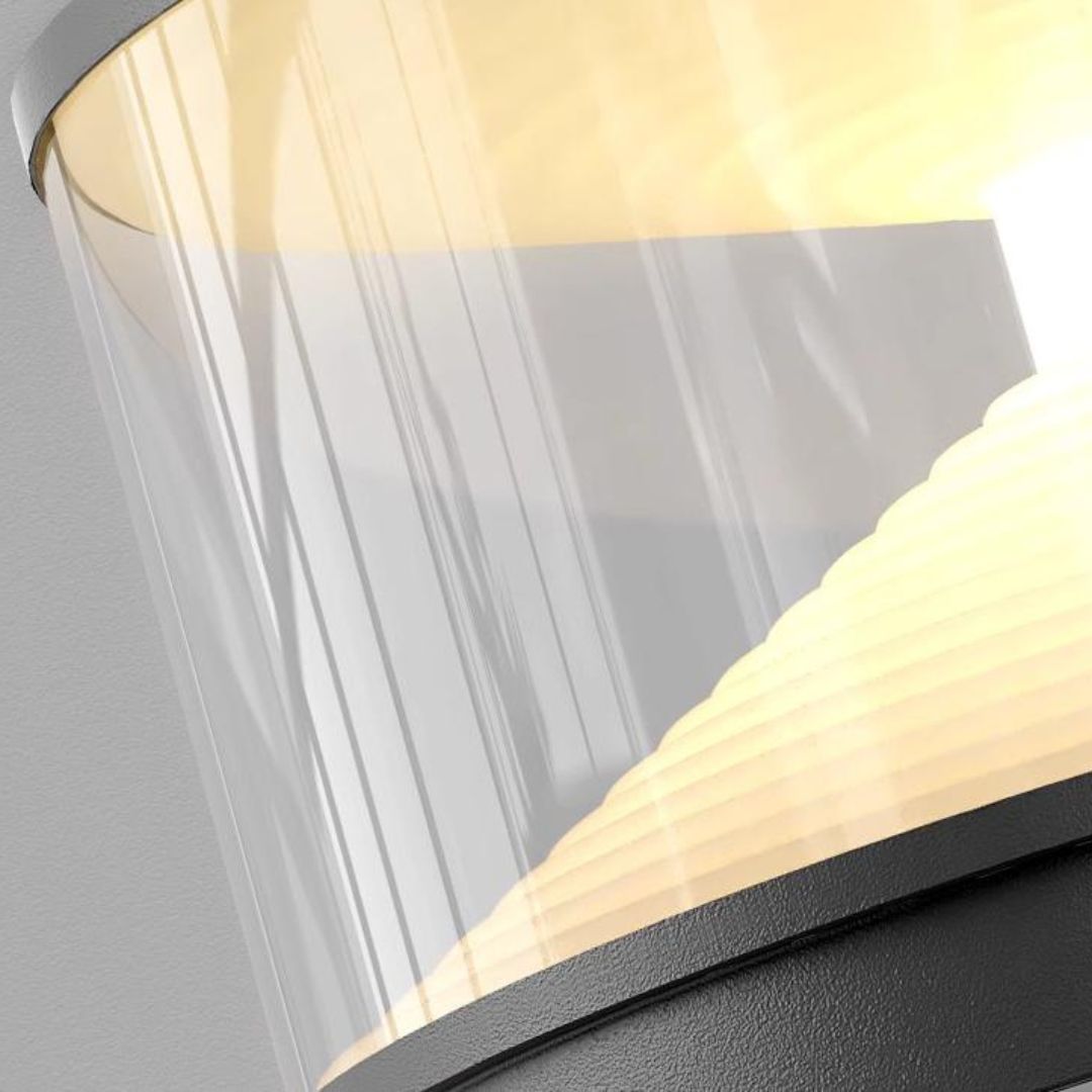 Đèn NLMT Trụ Tròn Hắt Sáng 360 Độ Ngoài Trời, Chống Thấm Nước