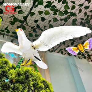 Đèn Trang Trí Chim Bồ Câu Dang Cánh Ánh Sáng Trắng Nghệ Thuật