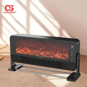Lò Sưởi Treo Tường Hiệu Ứng Củi Lửa 3D Sưởi Ấm Phòng Ngủ, Phòng Khách