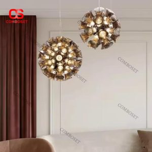 Đèn Thả Trần Cầu Acrylic Tỏa Sáng Nghệ Thuật Triển Lãm, Quán Cafe