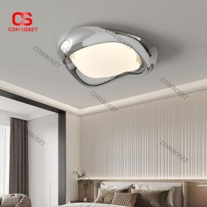 Đèn Trần Ốp Nổi Nghệ Thuật Kiểu Dáng Tan Chảy 3 Chế Độ Sáng Hiện Đại