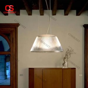 Đèn Treo Trần Kính Trong Kiểu Dáng Thanh Lịch Hiện Đại