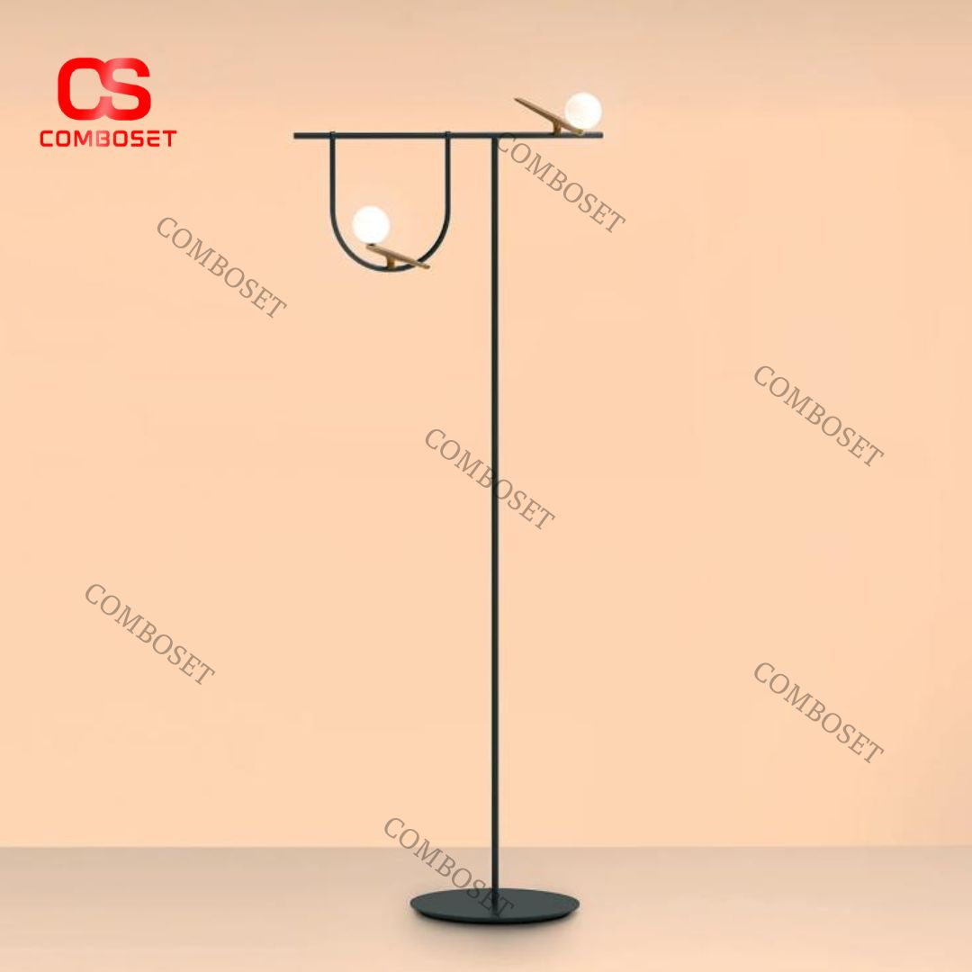 Đèn Cây Decor Hình Học Tối Giản Sang Trọng Cho Không Gian Nội Thất Hiện Đại