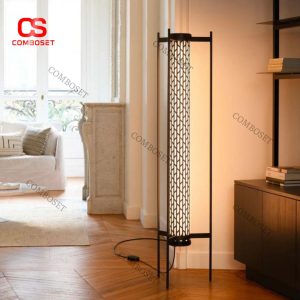 Đèn Sàn Khung Sắt LED Spiral Nghệ Thuật Trang Trí Nội Thất Hiện Đại Cao Cấp