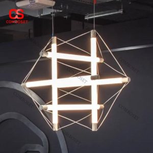 Đèn Thả Hình Học Không Gian LED Thanh Hiện Đại Cao Cấp