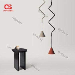 Đèn Thả Zigzag Màu Sắc Phong Cách Bắc Âu Hiện Đại