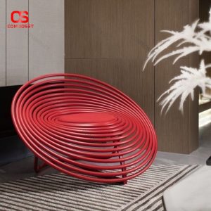 Ghế Thư Giãn Hình Vòng Xoáy Nghệ Thuật Modern Retro Đẳng Cấp