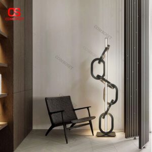 Đèn Đứng LED Mắt Xích, Phụ Kiện Decor Phòng Khách, Phòng Ngủ Hot Nhất