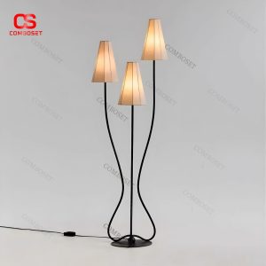 Đèn Sàn 3 Nhánh - Đèn Đứng Decor Phòng Khách, Đèn Đọc Sách Hiện Đại