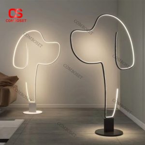 Đèn Sàn Chó Mèo LED Nghệ Thuật Tối Giản Trang Trí Phòng Khách