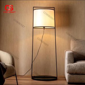 Đèn Sàn Dáng Lồng Chao Vải Thanh Lịch Wabi Sabi
