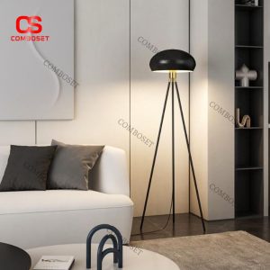 Đèn Sàn Kim Loại Chân Kiềng Phong Cách Tối Giản