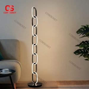 Đèn Sàn LED Mắt Xích Luxury Nghệ Thuật Cho Biệt Thự Và Căn Hộ Cao Cấp