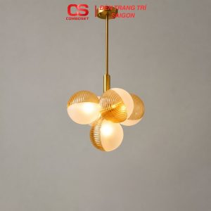 đèn chùm hình cầu bong bóng