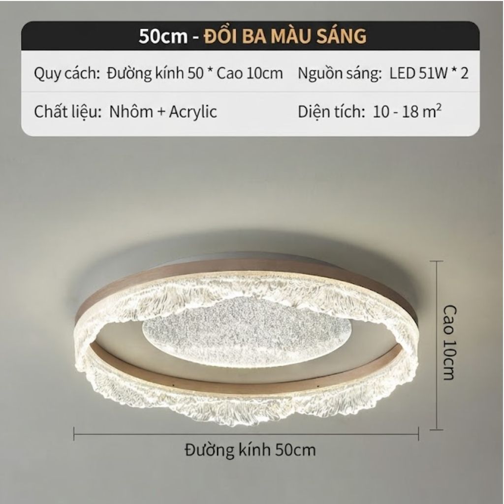 Đèn Trần Phòng Ngủ – Giải Pháp Chiếu Sáng Sang Trọng Cho Không Gian Hiện Đại 7871 - Ảnh 2