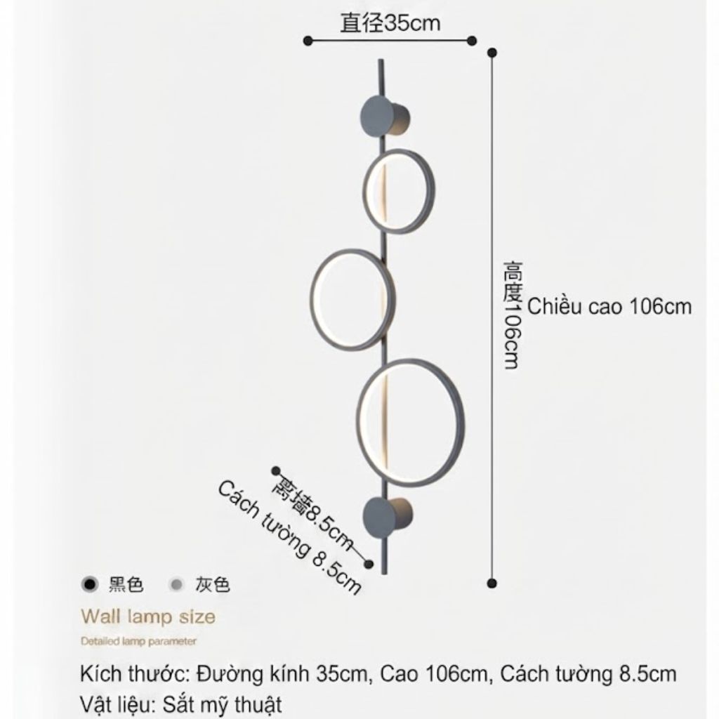 Đèn Tường Trang Trí Phong Cách Bắc Âu – Điểm Nhấn Tinh Tế Cho Không Gian Hiện Đại 1558 - Ảnh 2